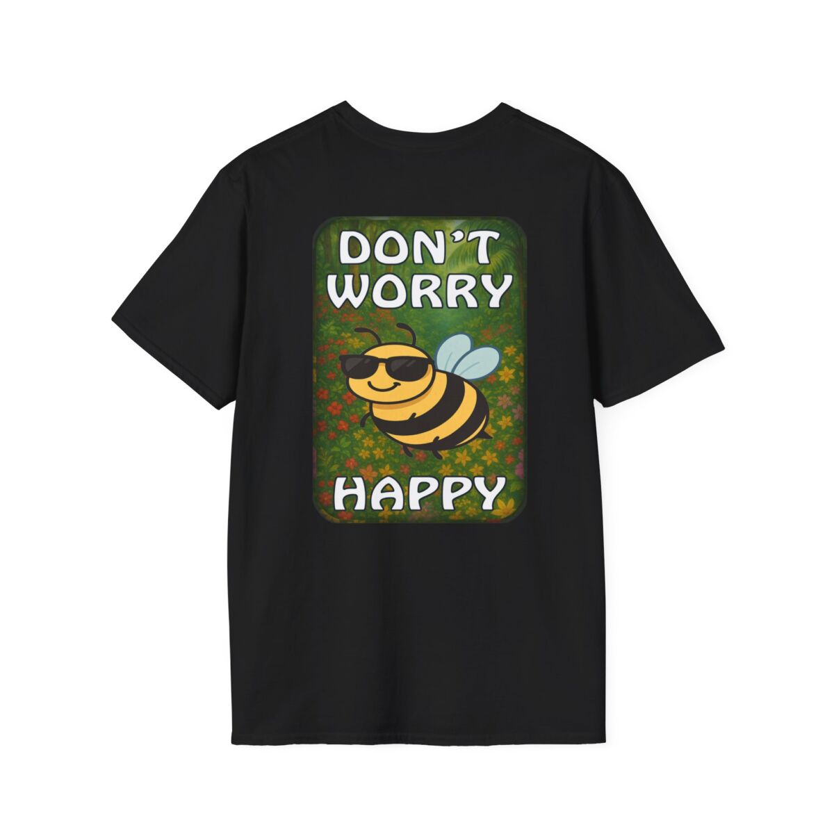 'Dont Worry Bee Happy' T-Shirt | Cute Bee Pun Tee | Positive Vibes Graphic Shirt | Bee Kind Nature Lover Gift - Image 10