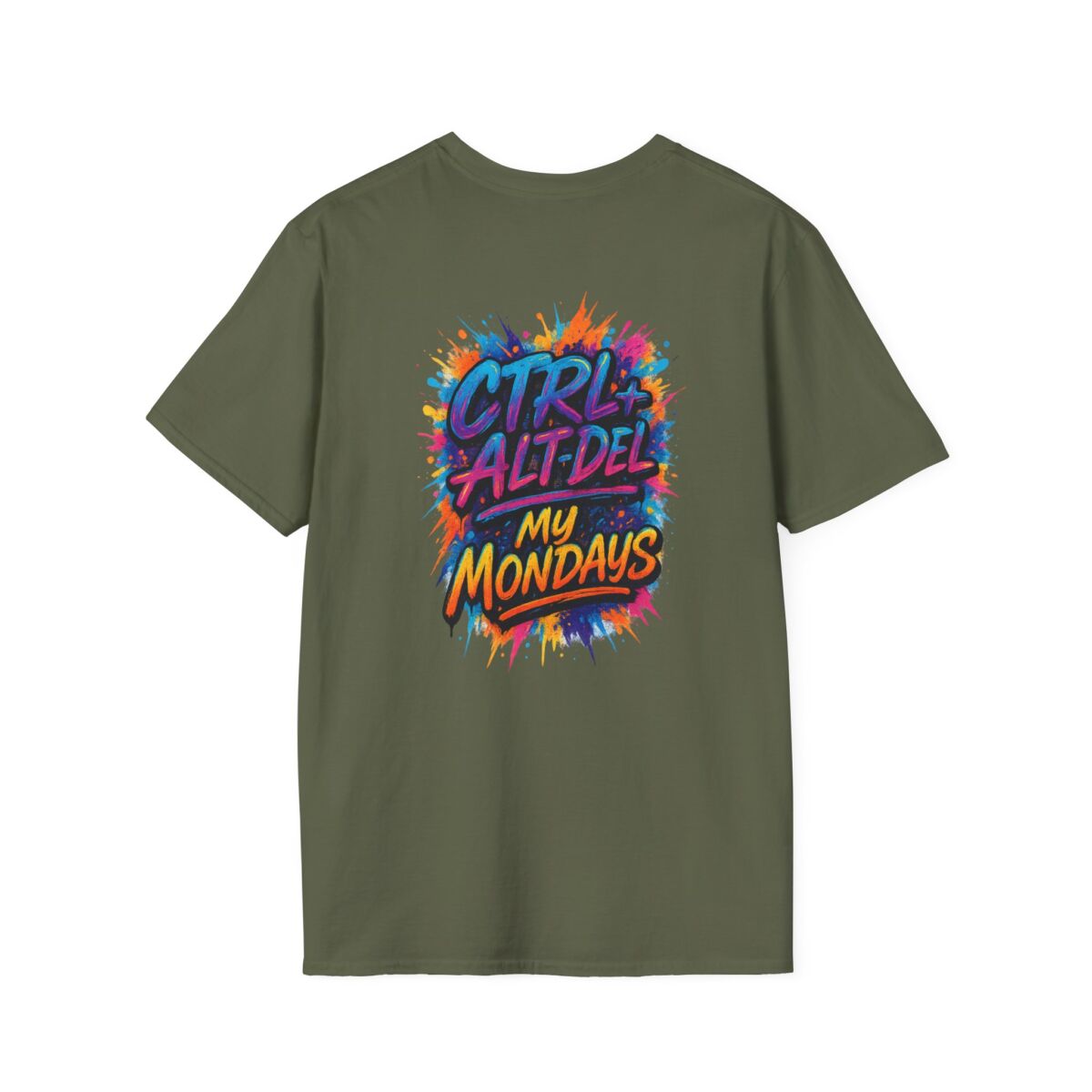 'Ctrl+Alt+Del My Mondays' T-Shirt | Funny Tech Humor Tee | Geek Office Life Shirt | Computer Programmer Work Week Gift - Image 26