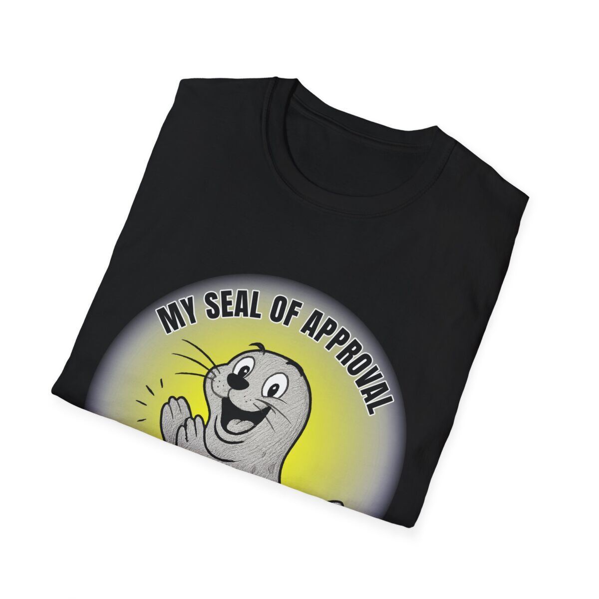 Funny Seal of Approval T-Shirt, Unisex Softstyle Tee, Gift for Animal Lovers, Cute Seal Shirt, Casual Wear T-Shirt - Image 8