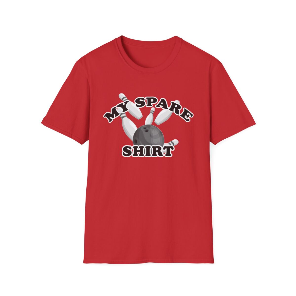 Funny Bowling T-Shirt, My Spare Shirt, Gift for Bowlers, Unisex Humor Tee, Bowling League Apparel, Casual Game Shirt - Image 10
