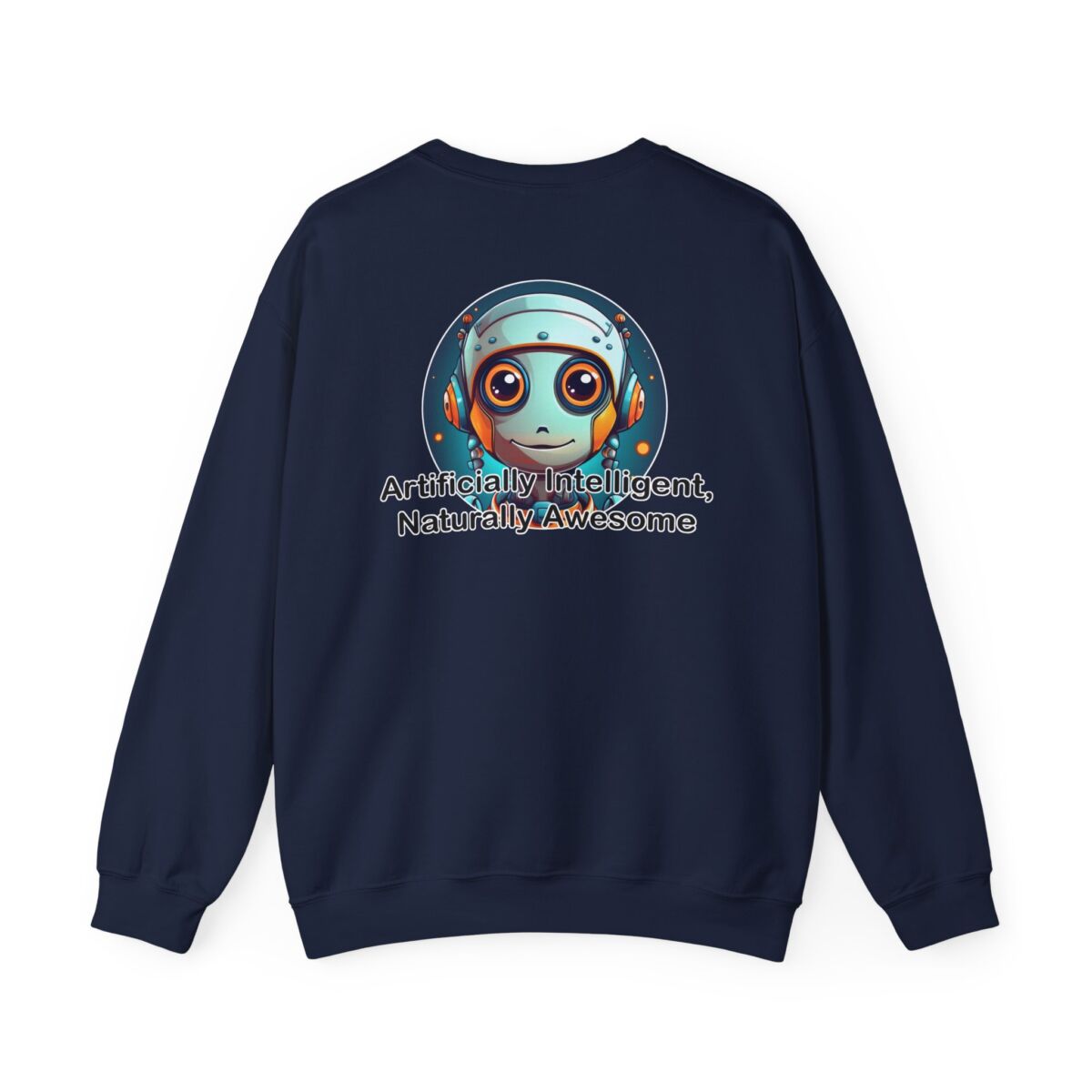 Artificially Intelligent Naturally Awesome Long Sleeve T-Shirt - Print On Back | Funny AI Geek Tee | Techie Nerd Gift for Men & Women - Image 30