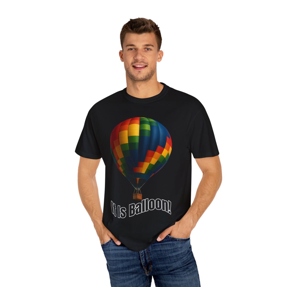 It Is Balloon!, Fun Graphic Tee for Adventure Lovers, Travel Shirt, Unique Gift, Casual Wear, Summer Style - Image 44
