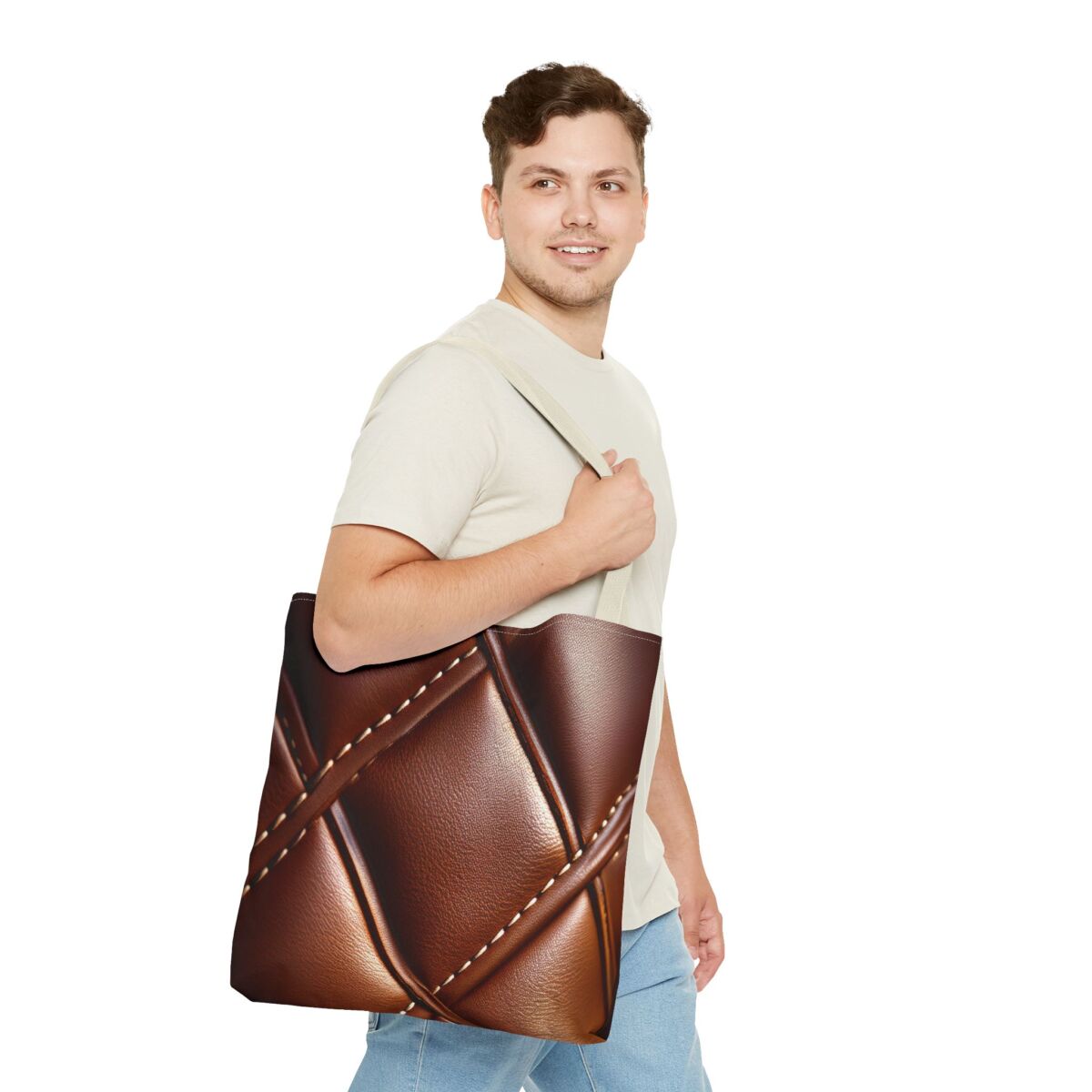 Realistic Faux Leather Tote Bag - 02 - Image 33