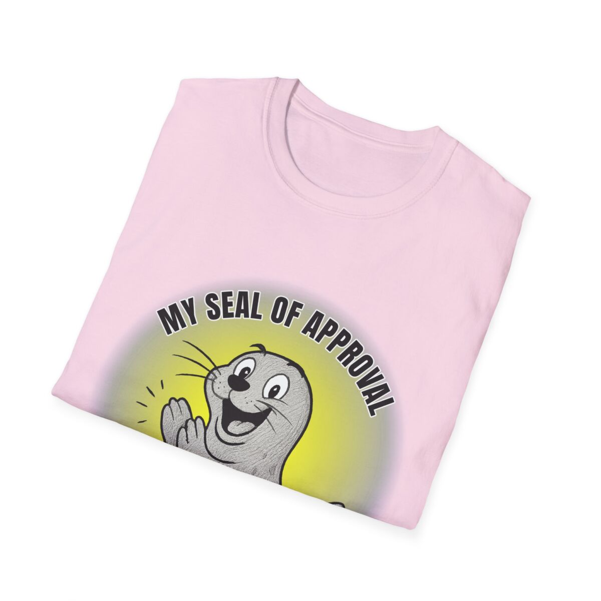 Funny Seal of Approval T-Shirt, Unisex Softstyle Tee, Gift for Animal Lovers, Cute Seal Shirt, Casual Wear T-Shirt - Image 44