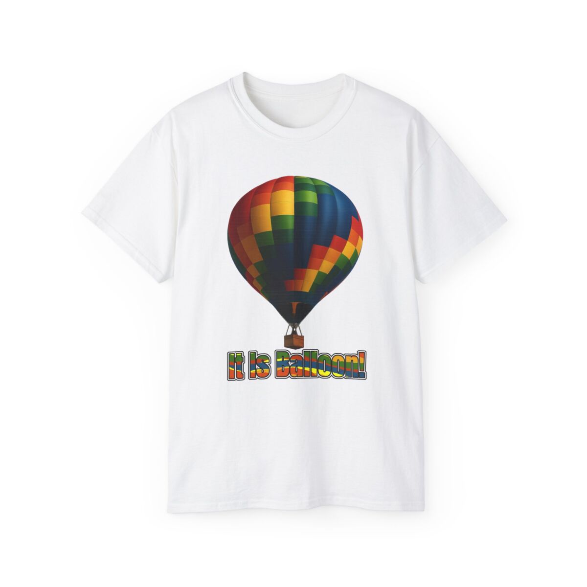 Hot Air Balloon Tee, Fun Graphic Shirt, Adventure Lovers Gift
