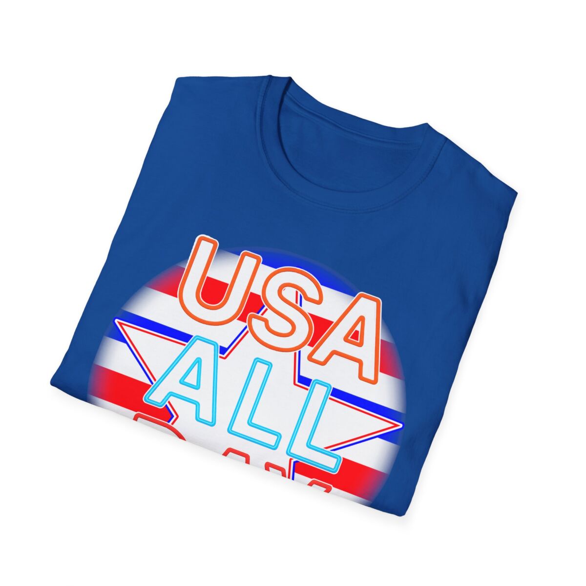 USA All Day Unisex Softstyle T-Shirt, Patriotic Tee, Fourth of July Shirt, Casual Summer Top, Independence Day Outfit - Image 40