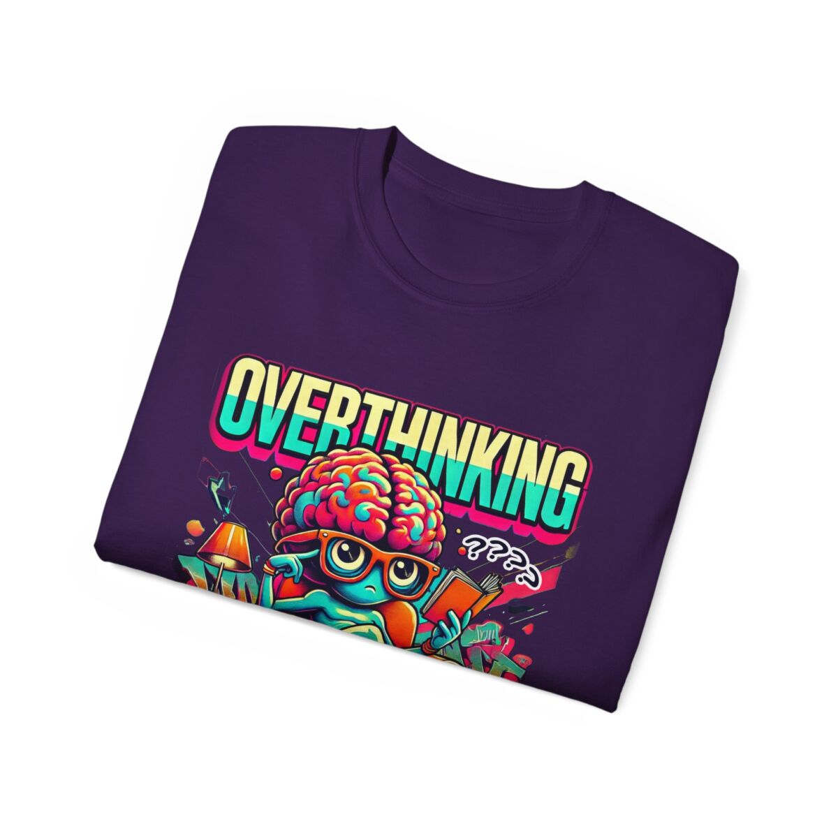 Women Overthinking Humor Tee, Casual Unisex Cotton Shirt for Creative Minds, Gift for Friends, Relaxed Style, Funny Graphic Tee - Image 44
