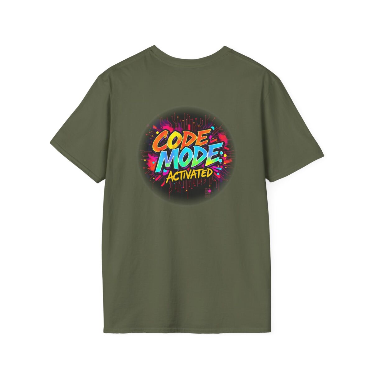 'Code Mode Activated T-Shirt' | Funny Programmer Tee | Geeky Coder Gift for Men & Women | Unisex Softstyle T-Shirt - Image 30