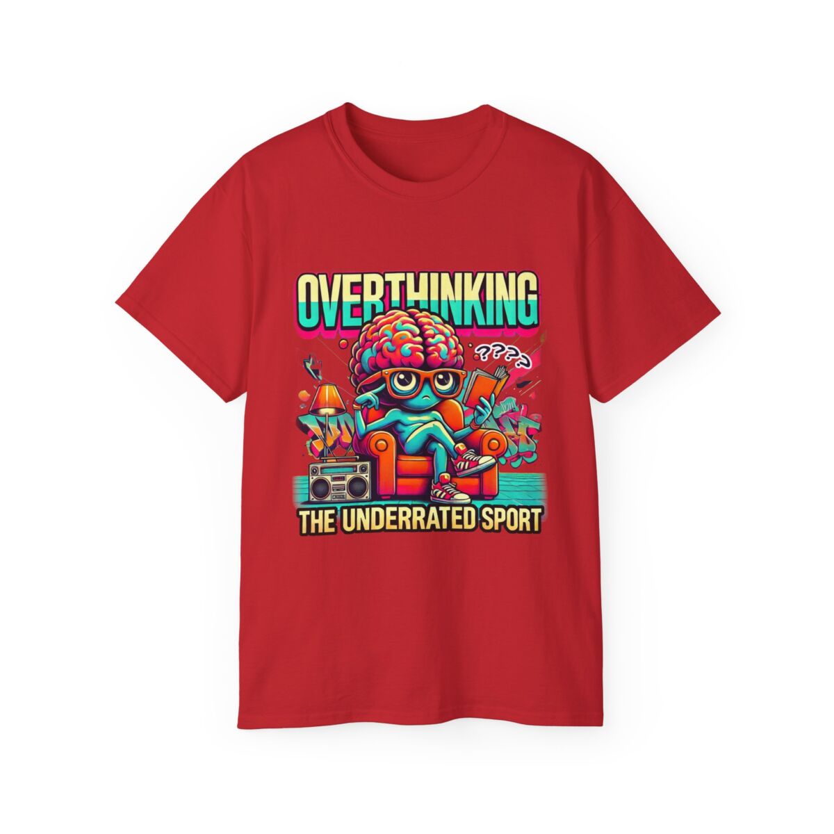 Women Overthinking Humor Tee, Casual Unisex Cotton Shirt for Creative Minds, Gift for Friends, Relaxed Style, Funny Graphic Tee - Image 49