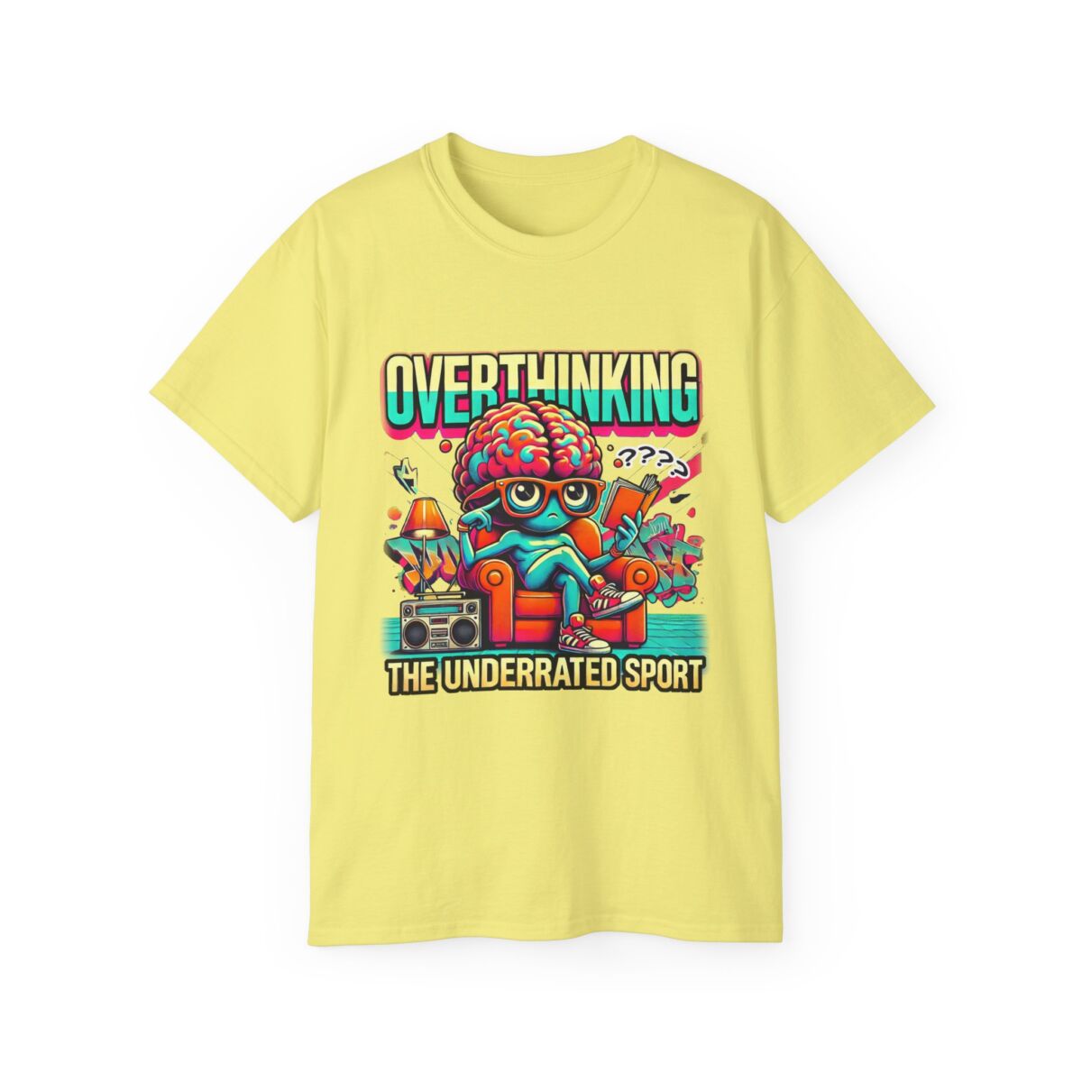 Women Overthinking Humor Tee, Casual Unisex Cotton Shirt for Creative Minds, Gift for Friends, Relaxed Style, Funny Graphic Tee - Image 21