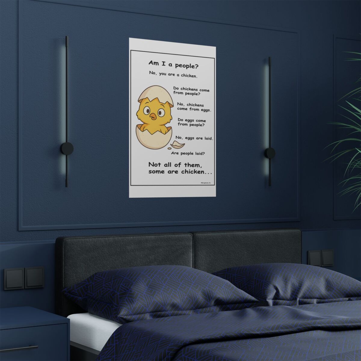 Humorous Poster Chicken Egg - Image 12
