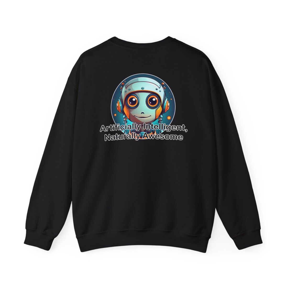 Artificially Intelligent Naturally Awesome Long Sleeve T-Shirt - Print On Back | Funny AI Geek Tee | Techie Nerd Gift for Men & Women - Image 6
