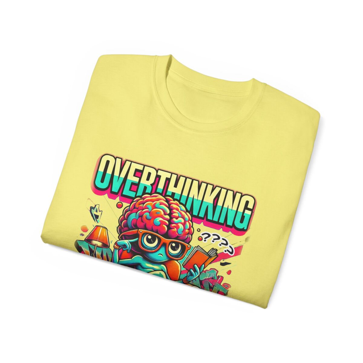 Women Overthinking Humor Tee, Casual Unisex Cotton Shirt for Creative Minds, Gift for Friends, Relaxed Style, Funny Graphic Tee - Image 24