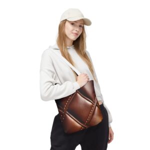 Realistic Faux Leather Tote Bag - 02