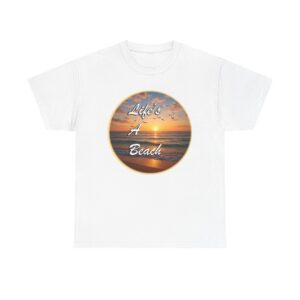 Sunset Vibe Tee, Life's a Beach Unisex T-Shirt, Summer Wear, Beach Lover Gift, Casual Wear, Vacation Top