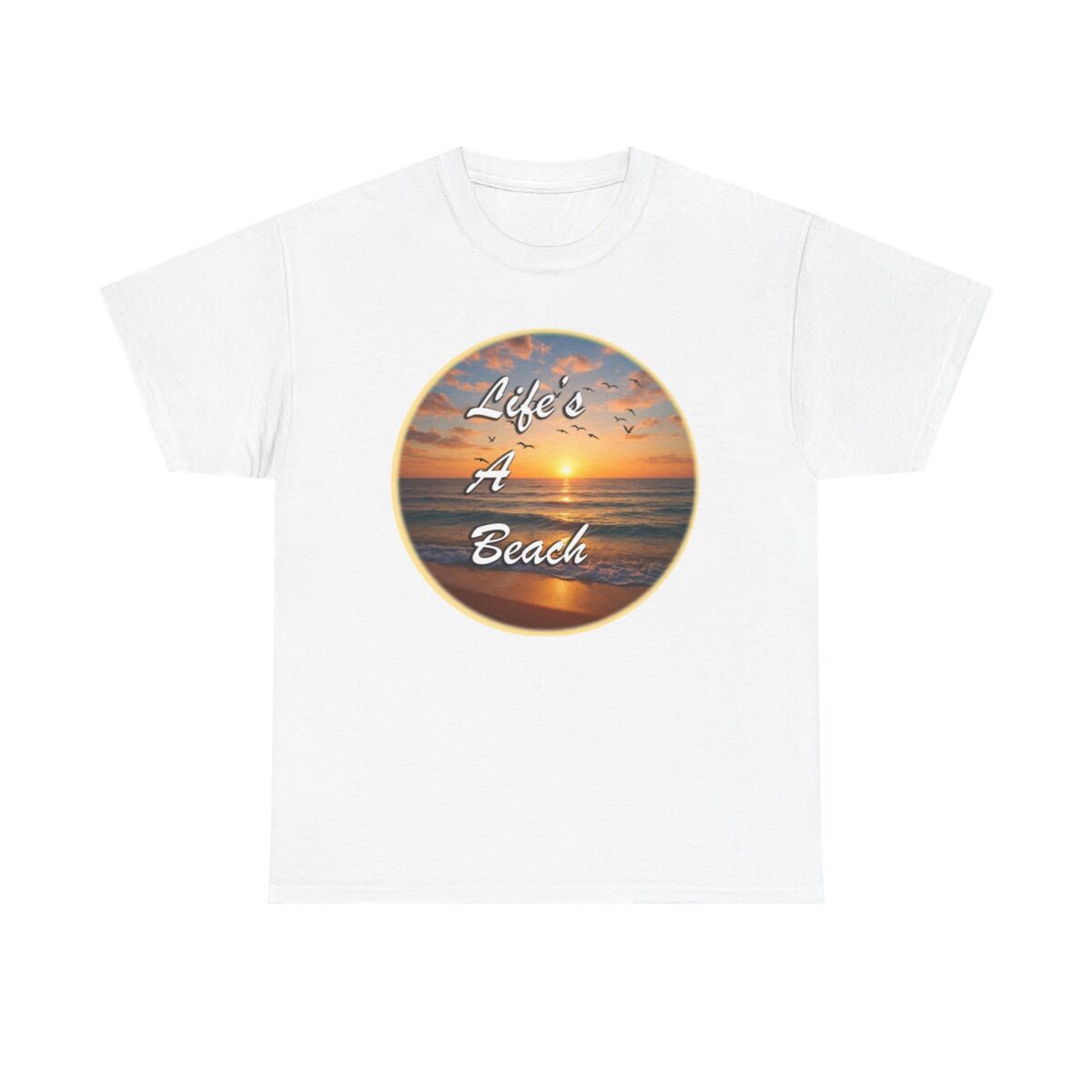 Sunset Vibe Tee, Life's a Beach Unisex T-Shirt, Summer Wear, Beach Lover Gift, Casual Wear, Vacation Top
