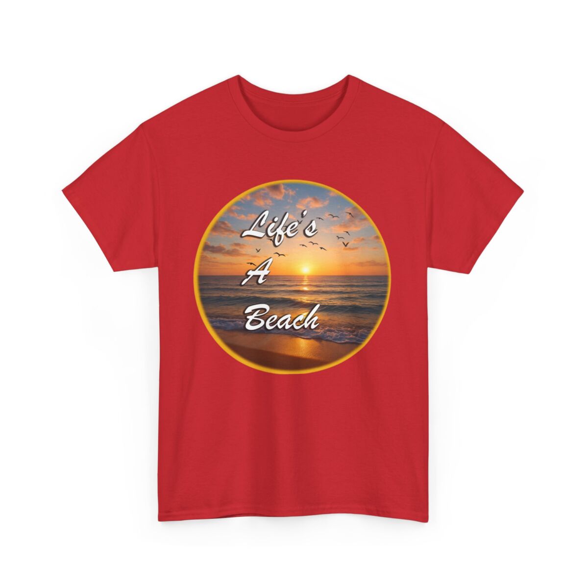Sunset Vibe Tee, Life's a Beach Unisex T-Shirt, Summer Wear, Beach Lover Gift, Casual Wear, Vacation Top - Image 47
