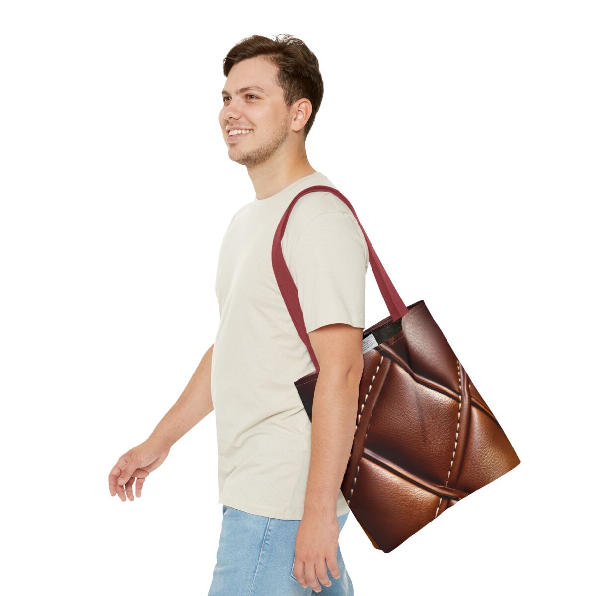 Realistic Faux Leather Tote Bag - 02 - Image 13