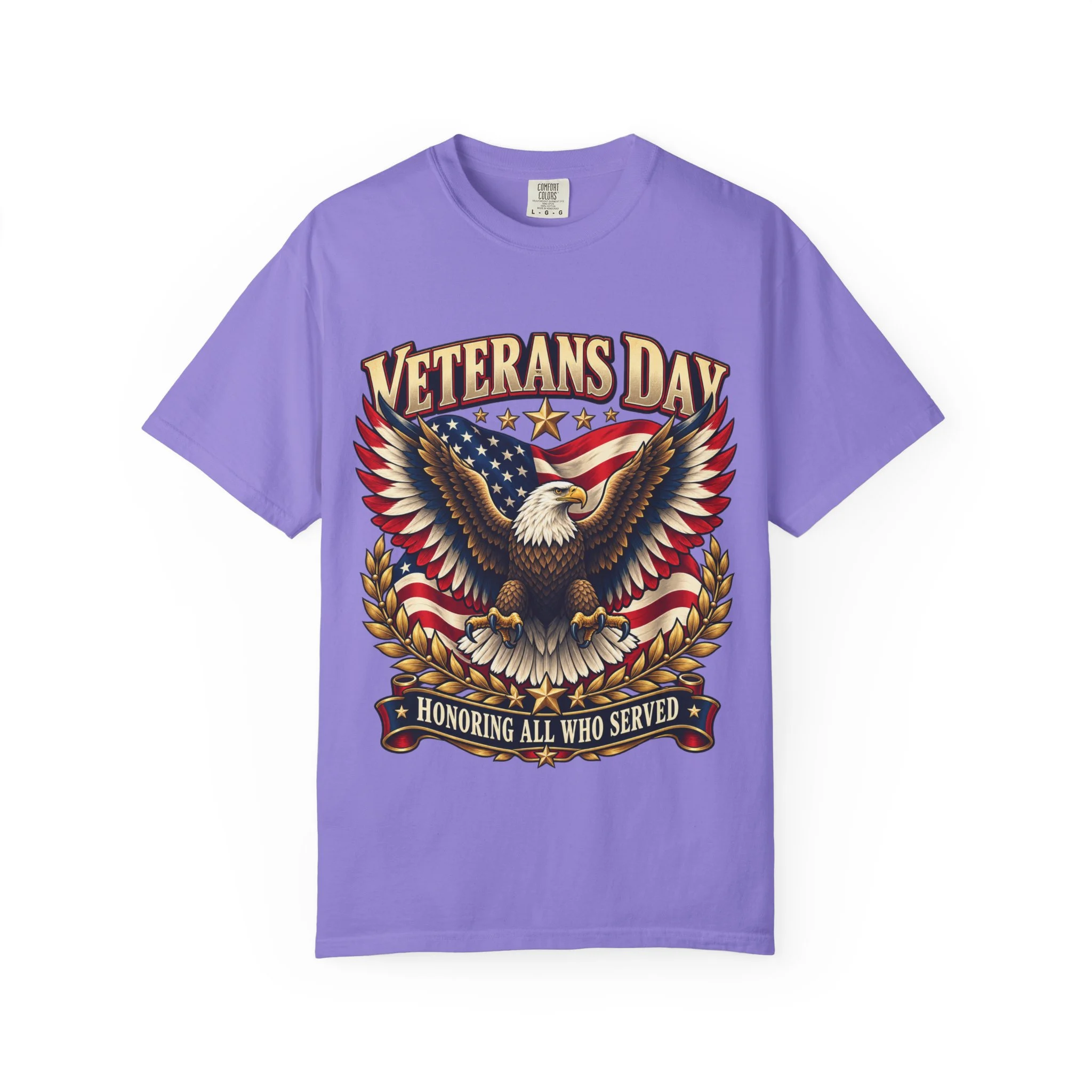 Veterans Unisex Garment-Dyed T-shirt - Image Front - Image 12