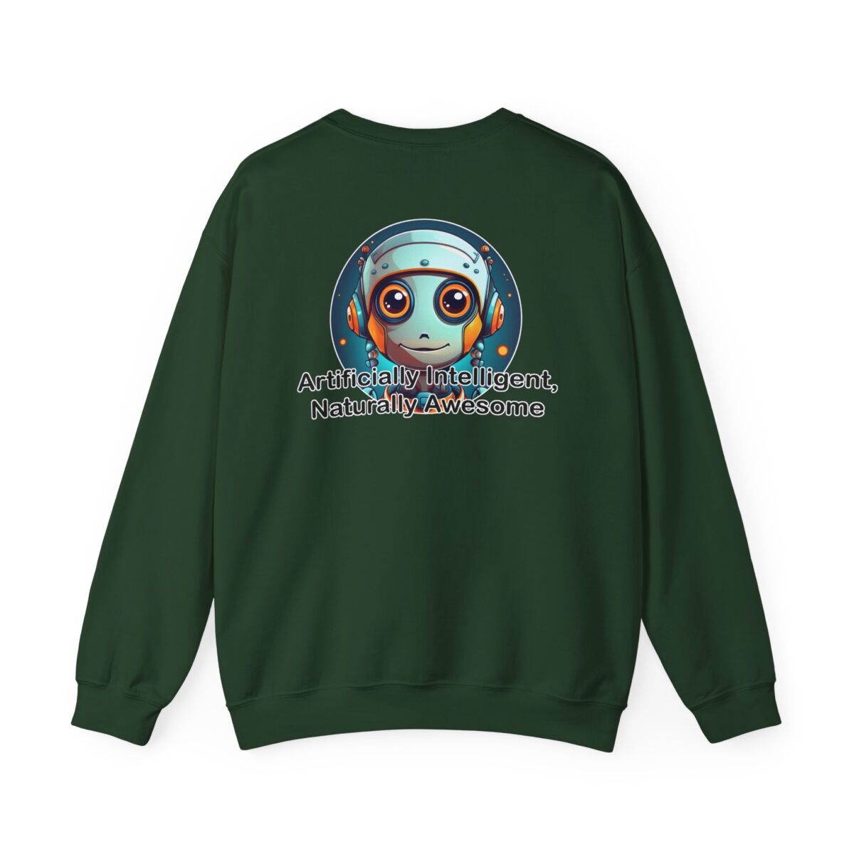 Artificially Intelligent Naturally Awesome Long Sleeve T-Shirt - Print On Back | Funny AI Geek Tee | Techie Nerd Gift for Men & Women - Image 22