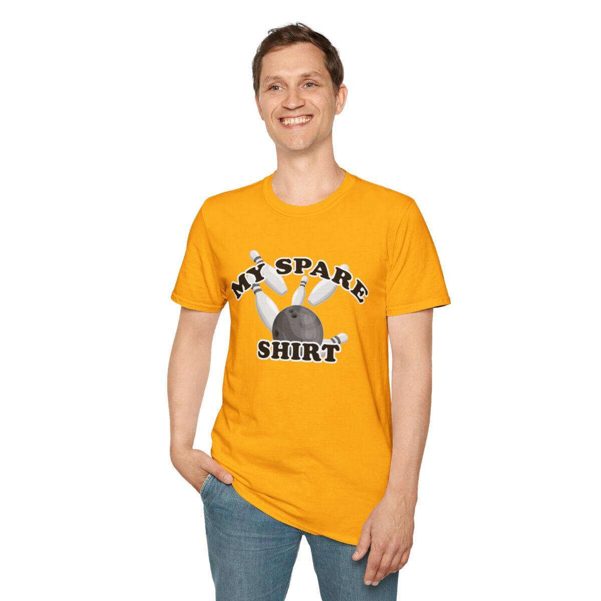 Funny Bowling T-Shirt, My Spare Shirt, Gift for Bowlers, Unisex Humor Tee, Bowling League Apparel, Casual Game Shirt - Image 3