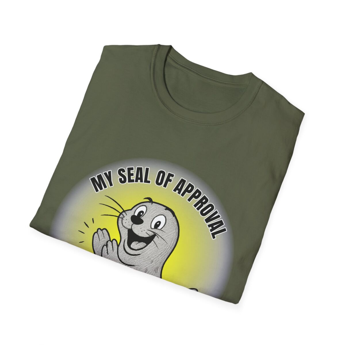 Funny Seal of Approval T-Shirt, Unisex Softstyle Tee, Gift for Animal Lovers, Cute Seal Shirt, Casual Wear T-Shirt - Image 24