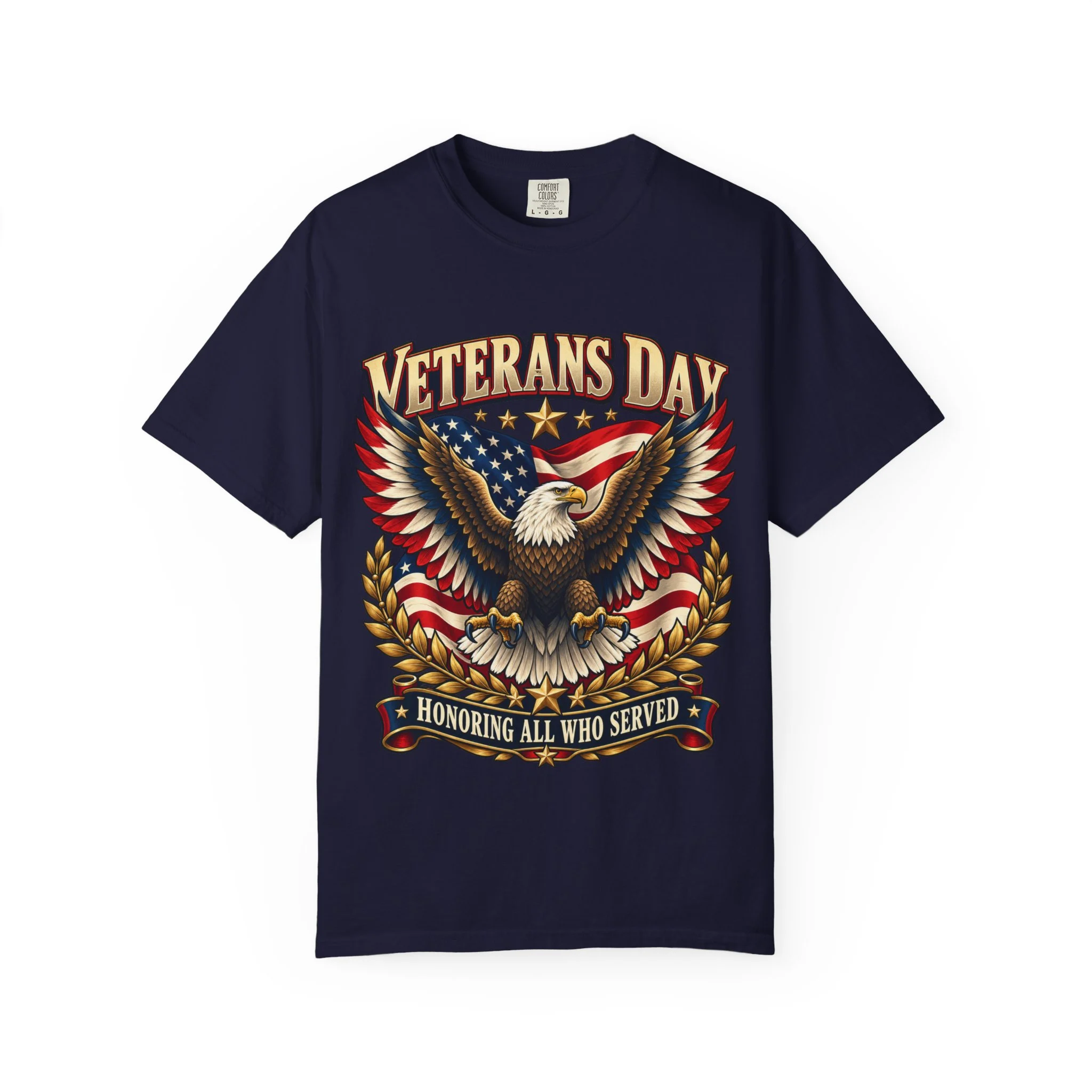 Veterans Unisex Garment-Dyed T-shirt - Image Front - Image 10