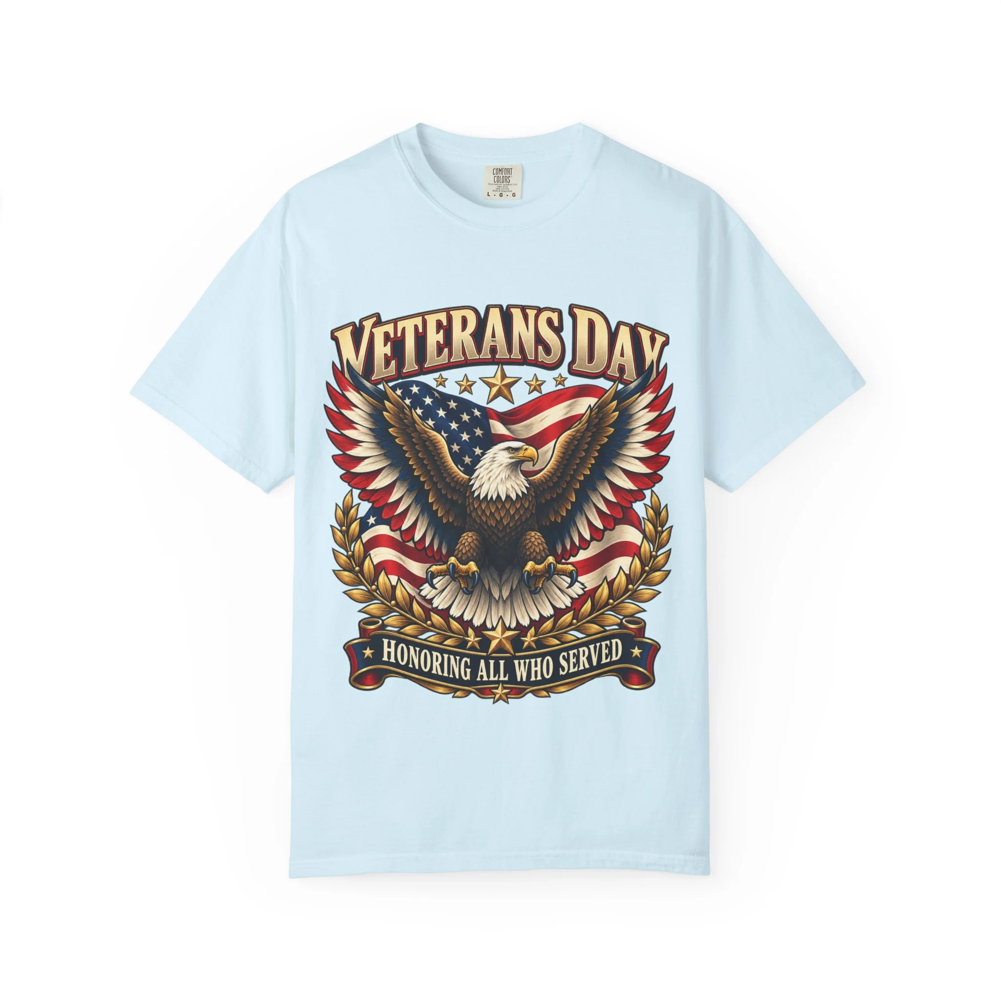 Veterans Unisex Garment-Dyed T-shirt - Image Front - Image 8
