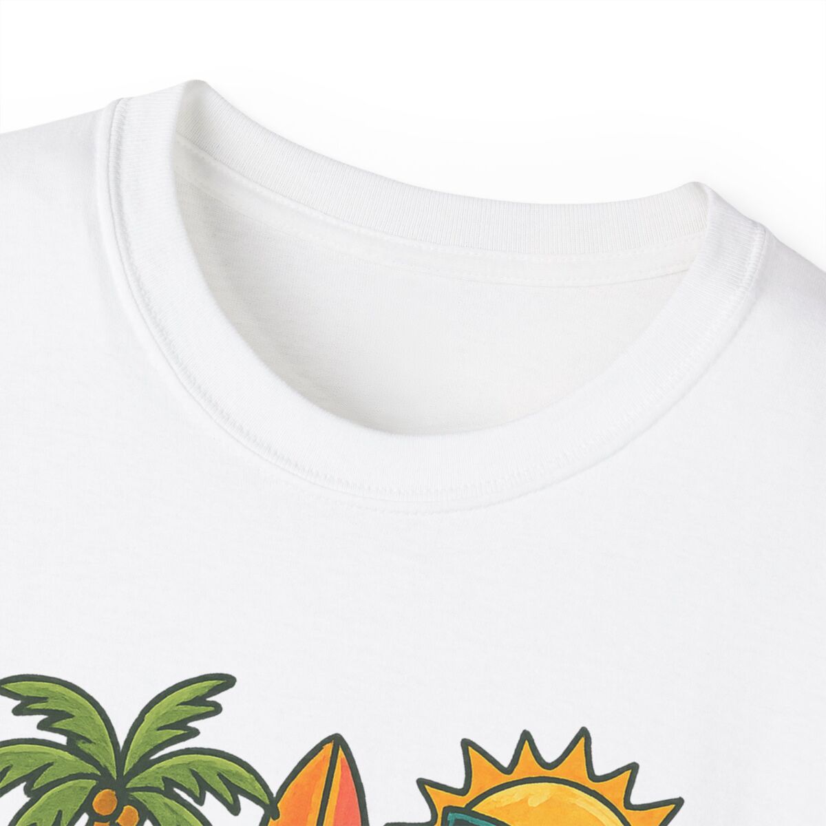 Life's A Beach Cotton Tee, Summer T-Shirt, Vacation Apparel, Beach Lover Gift, Casual Wear, Fun Graphic Tee - Image 3