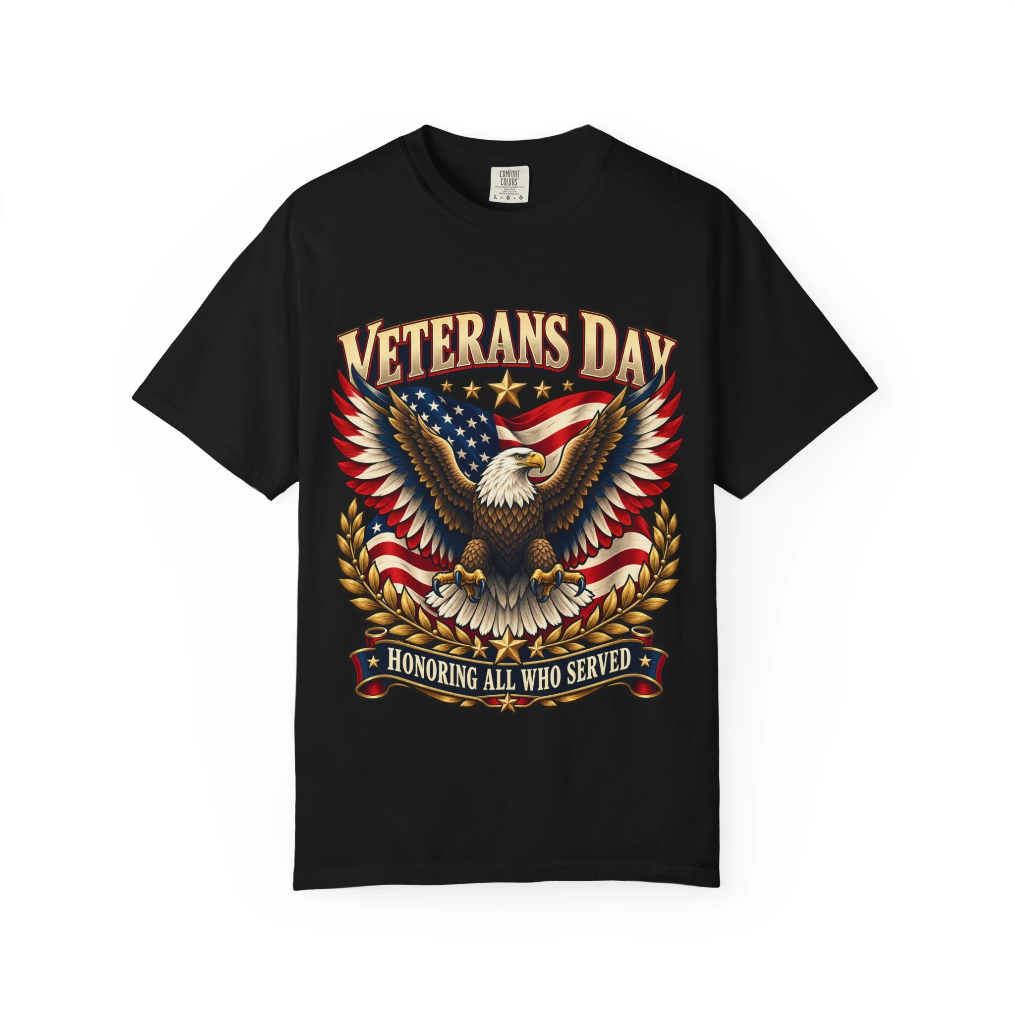 Veterans Unisex Garment-Dyed T-shirt - Image Front - Image 11