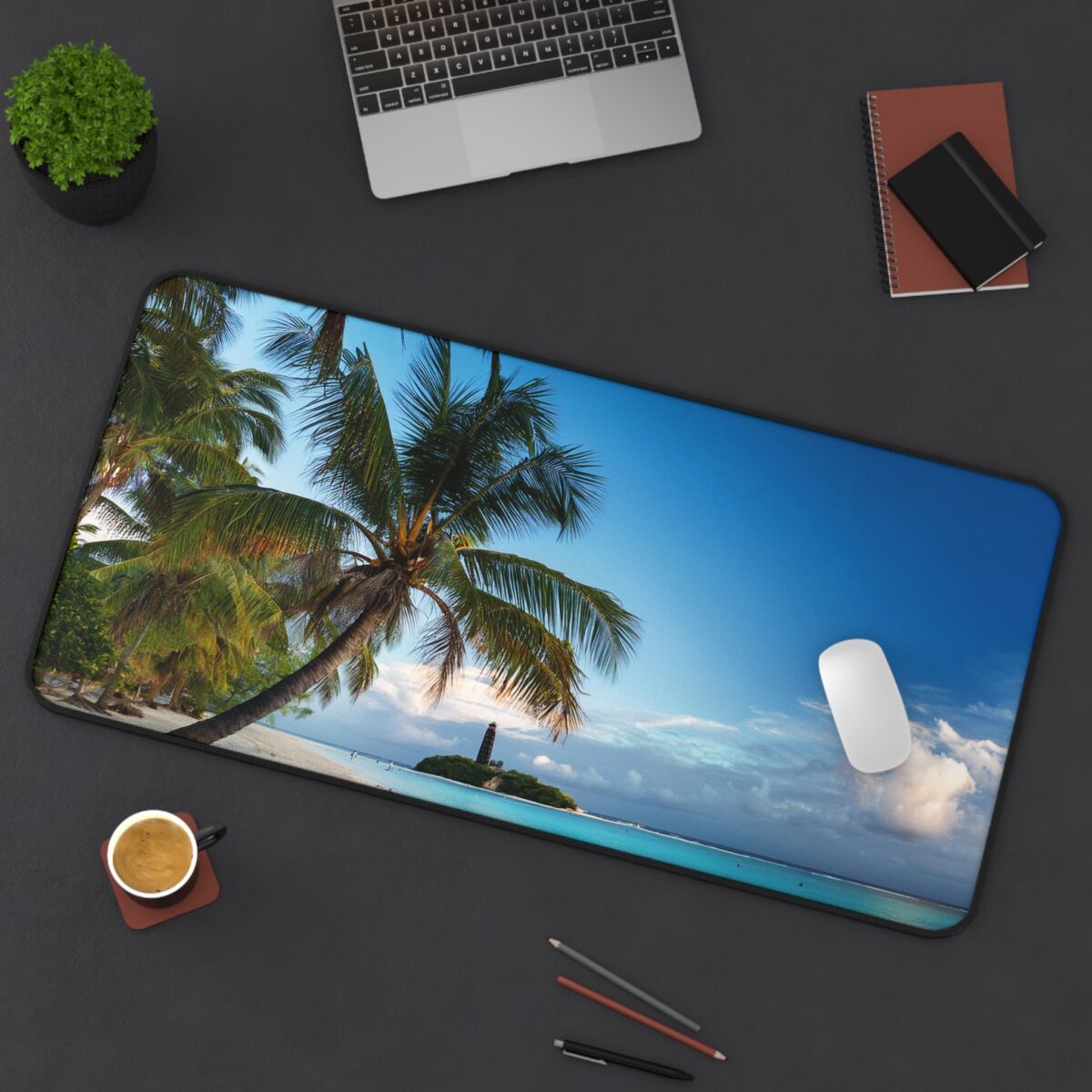 Beach Themed Gaming Mouse Pad 32 x 16in. - Image 4