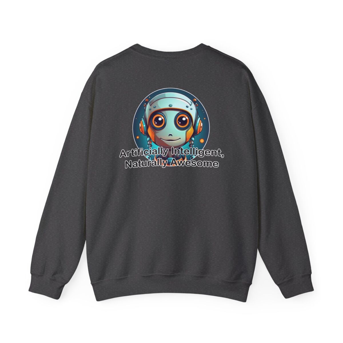 Artificially Intelligent Naturally Awesome Long Sleeve T-Shirt - Print On Back | Funny AI Geek Tee | Techie Nerd Gift for Men & Women - Image 26