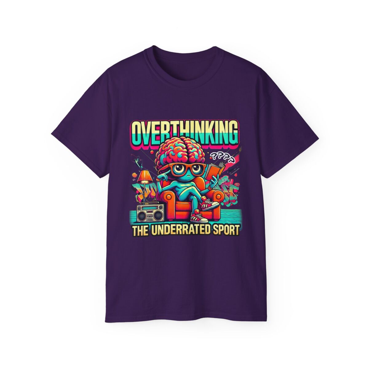 Women Overthinking Humor Tee, Casual Unisex Cotton Shirt for Creative Minds, Gift for Friends, Relaxed Style, Funny Graphic Tee - Image 41