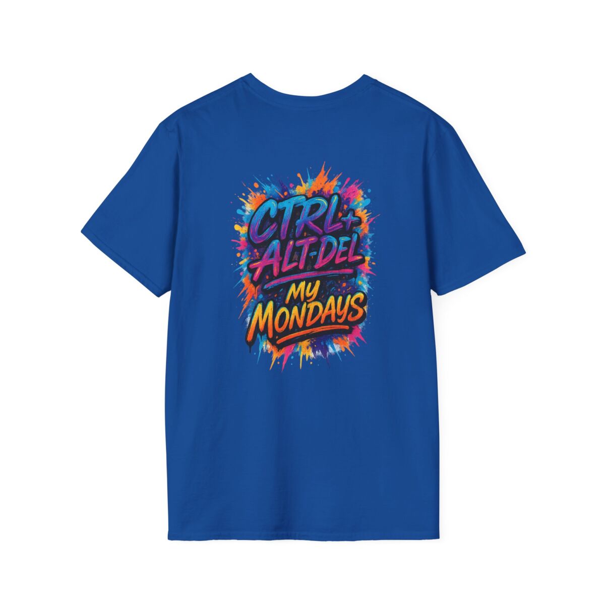 'Ctrl+Alt+Del My Mondays' T-Shirt | Funny Tech Humor Tee | Geek Office Life Shirt | Computer Programmer Work Week Gift - Image 34