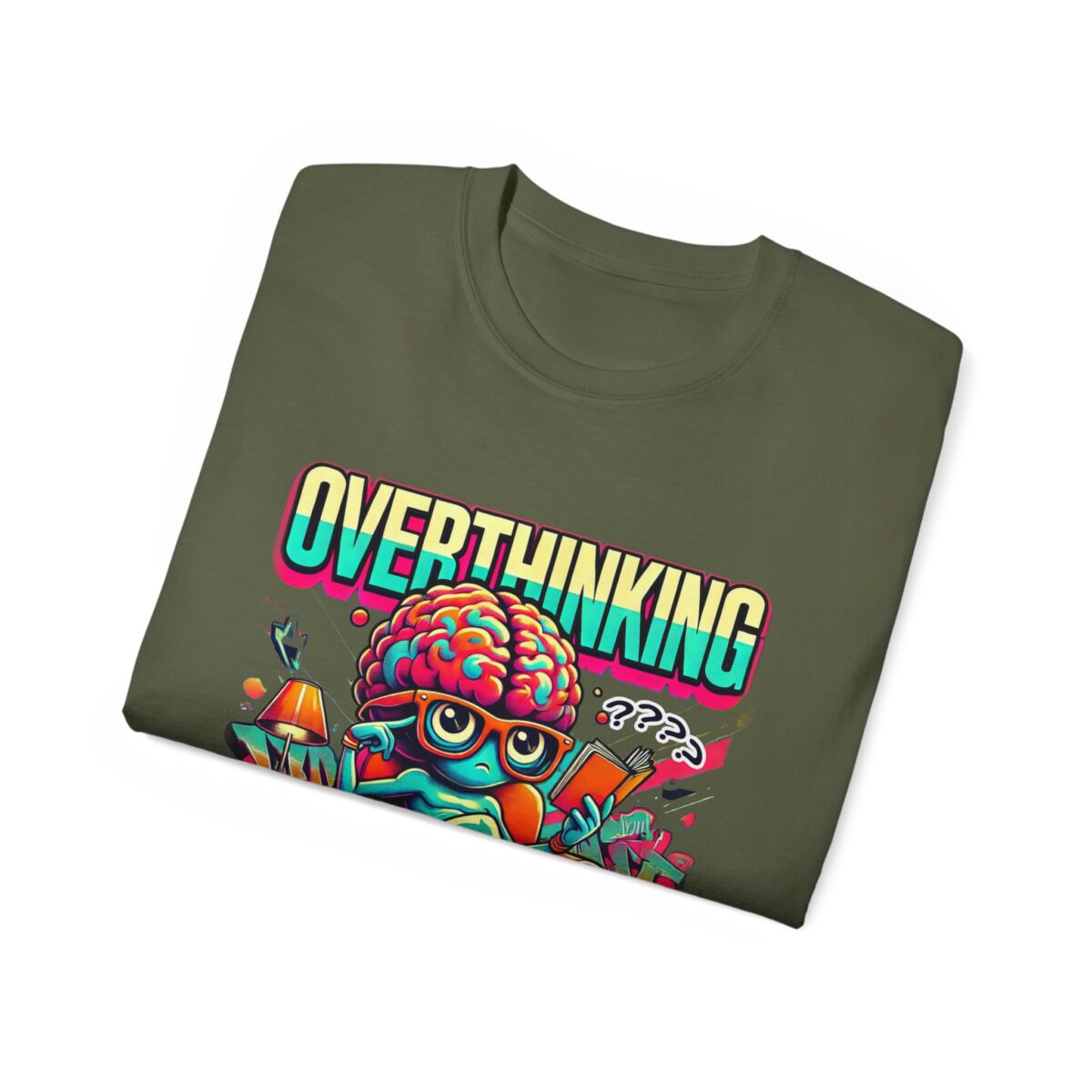 Women Overthinking Humor Tee, Casual Unisex Cotton Shirt for Creative Minds, Gift for Friends, Relaxed Style, Funny Graphic Tee - Image 28