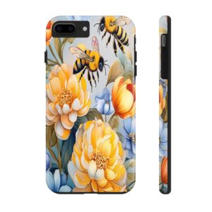 Flowers & Bees Phone Case, iPhone, Galaxy, Google
