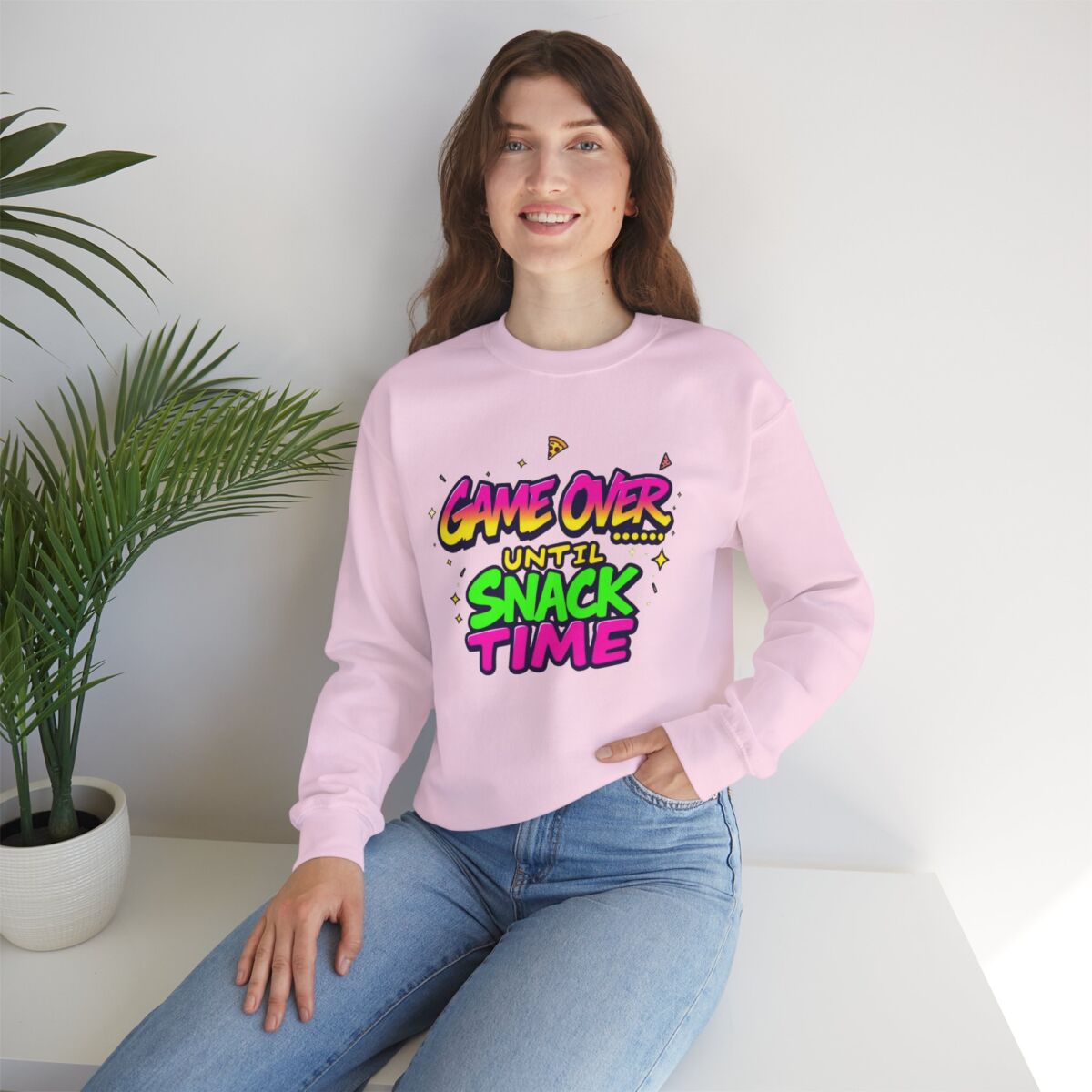 Game Over Til Snack Time, Cozy Lounge Wear - Image 2