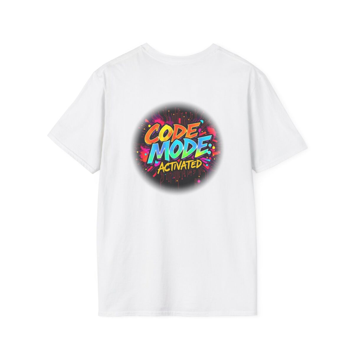'Code Mode Activated T-Shirt' | Funny Programmer Tee | Geeky Coder Gift for Men & Women | Unisex Softstyle T-Shirt - Image 6