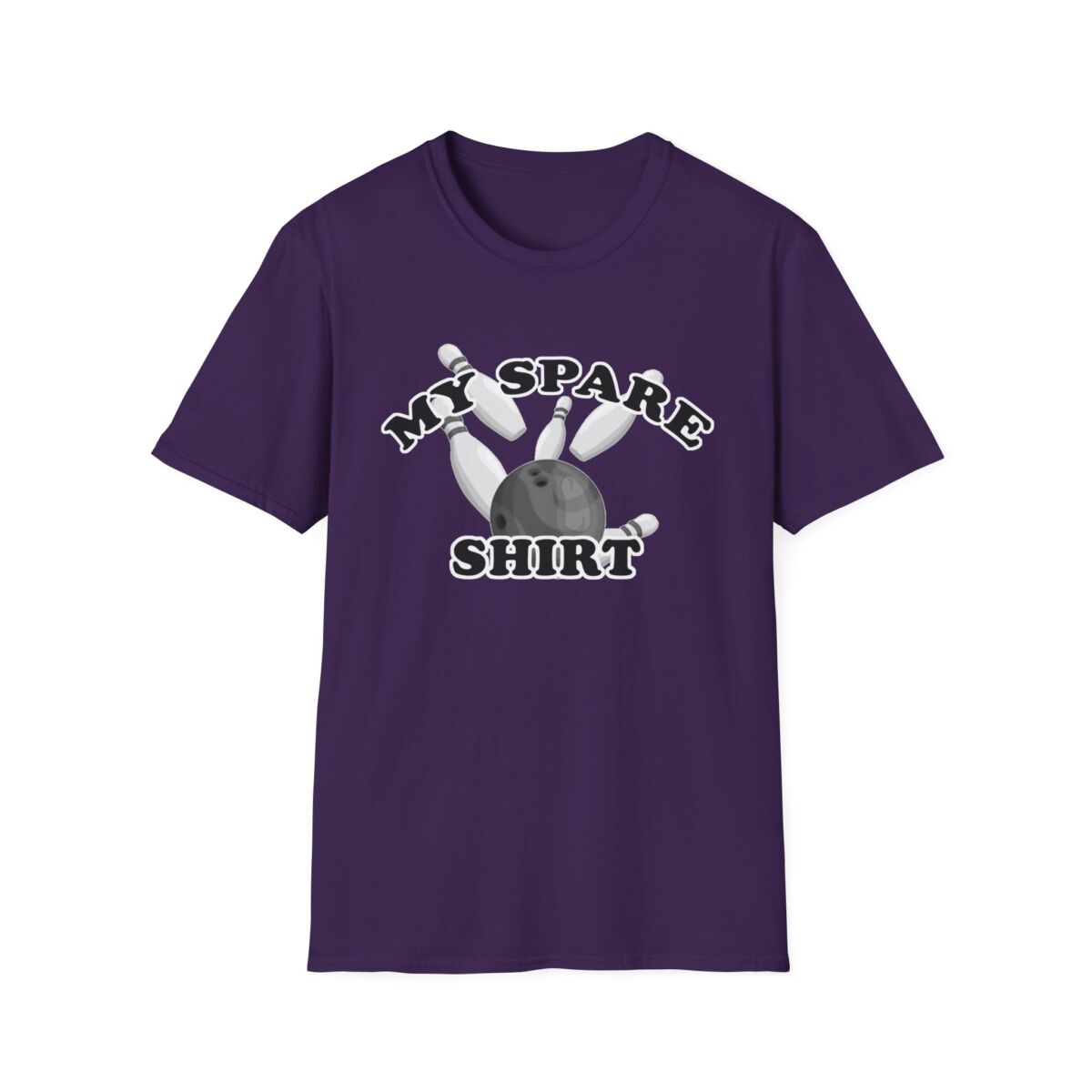 Funny Bowling T-Shirt, My Spare Shirt, Gift for Bowlers, Unisex Humor Tee, Bowling League Apparel, Casual Game Shirt - Image 8