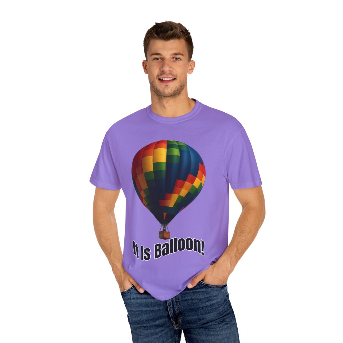 It Is Balloon!, Fun Graphic Tee for Adventure Lovers, Travel Shirt, Unique Gift, Casual Wear, Summer Style - Image 48