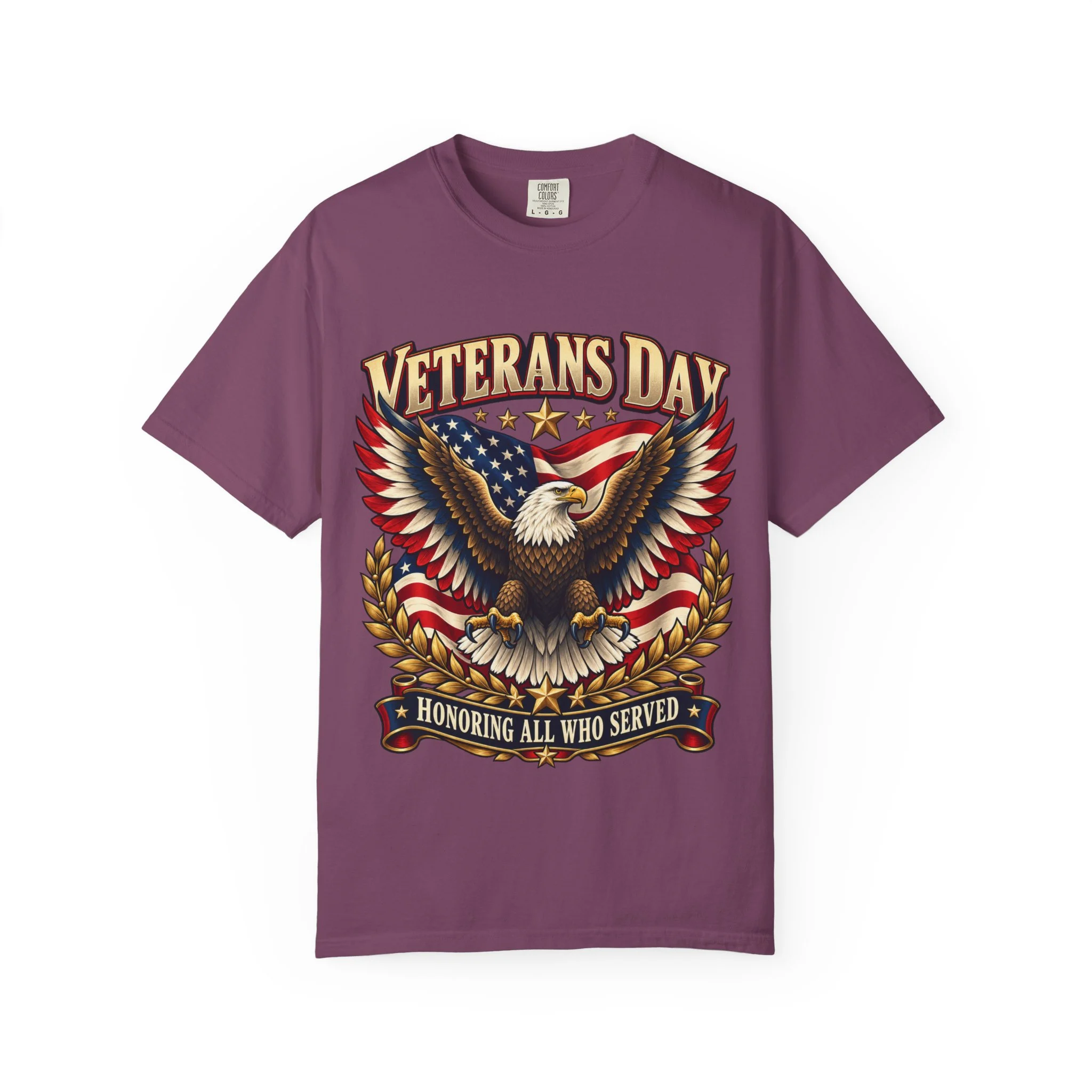 Veterans Unisex Garment-Dyed T-shirt - Image Front - Image 15