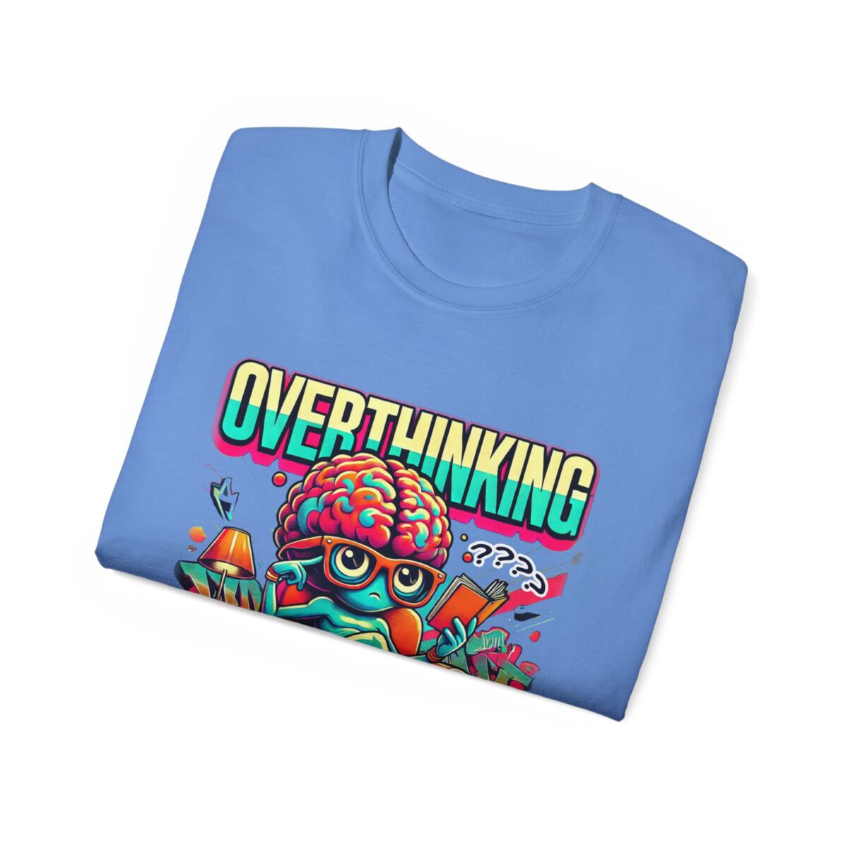 Women Overthinking Humor Tee, Casual Unisex Cotton Shirt for Creative Minds, Gift for Friends, Relaxed Style, Funny Graphic Tee - Image 36
