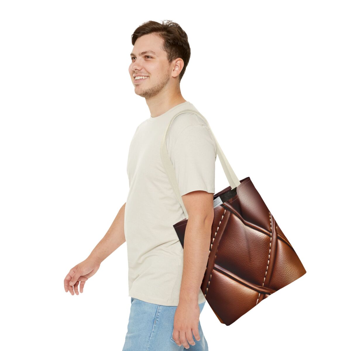 Realistic Faux Leather Tote Bag - 02 - Image 29