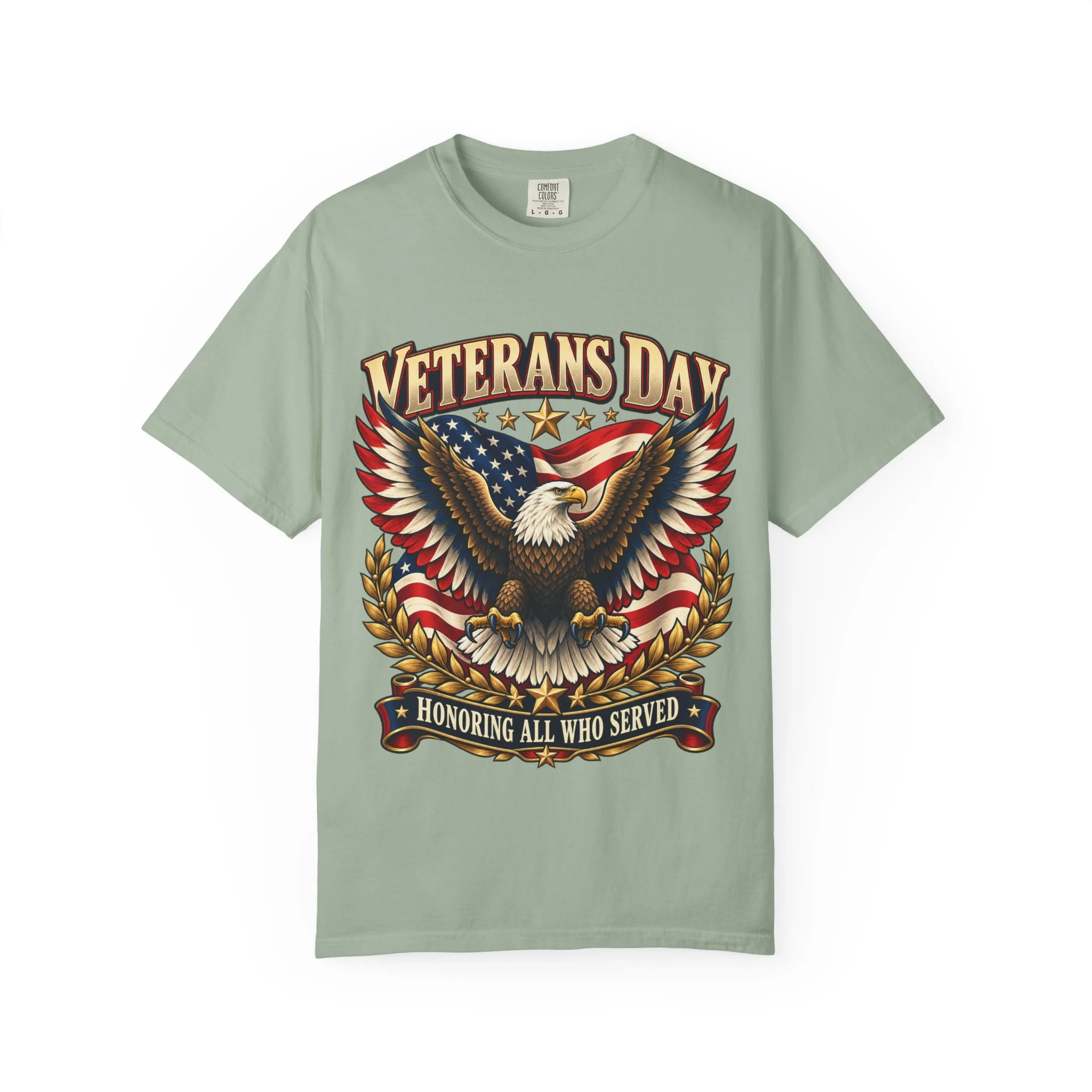 Veterans Unisex Garment-Dyed T-shirt - Image Front - Image 5