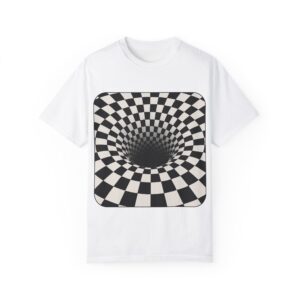 Optical Illusion Tee, Trippy Design Shirt, Gifts for Science Lovers