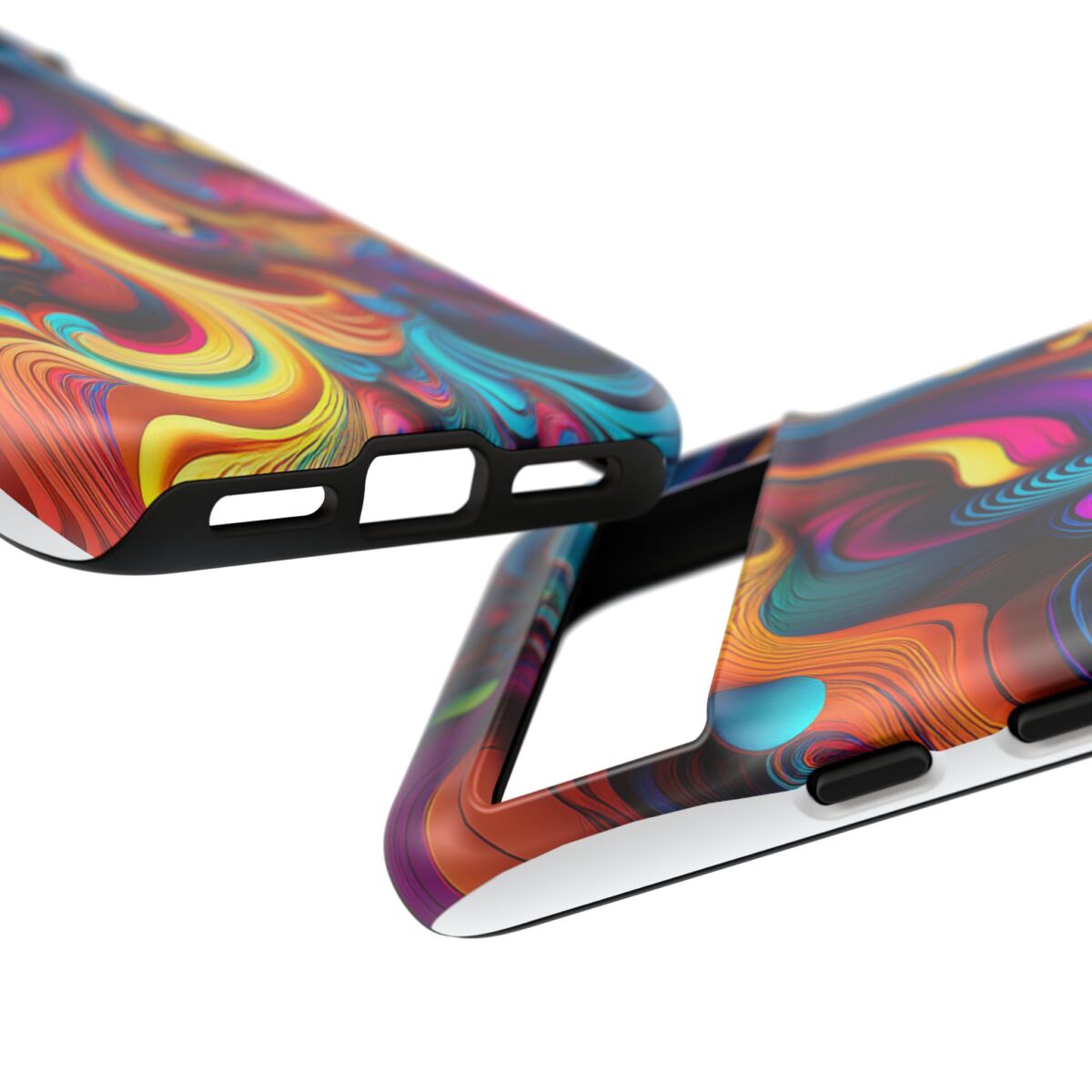 Psychedelic, Vibrant Artsy Phone Case, Colorful Protective over, iPhone, Galaxy, Google - Image 137