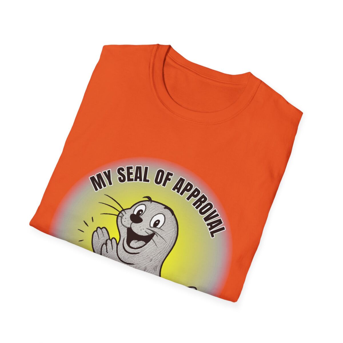 Funny Seal of Approval T-Shirt, Unisex Softstyle Tee, Gift for Animal Lovers, Cute Seal Shirt, Casual Wear T-Shirt - Image 16