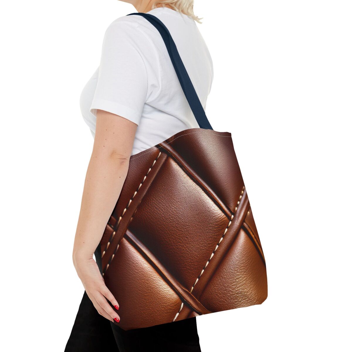 Realistic Faux Leather Tote Bag - 02 - Image 38