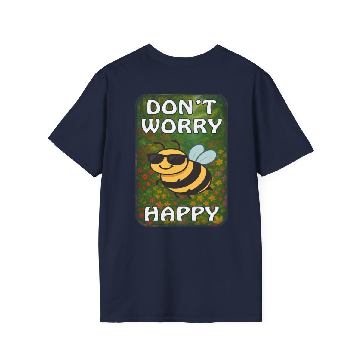 'Dont Worry Bee Happy' T-Shirt | Cute Bee Pun Tee | Positive Vibes Graphic Shirt | Bee Kind Nature Lover Gift - Image 42