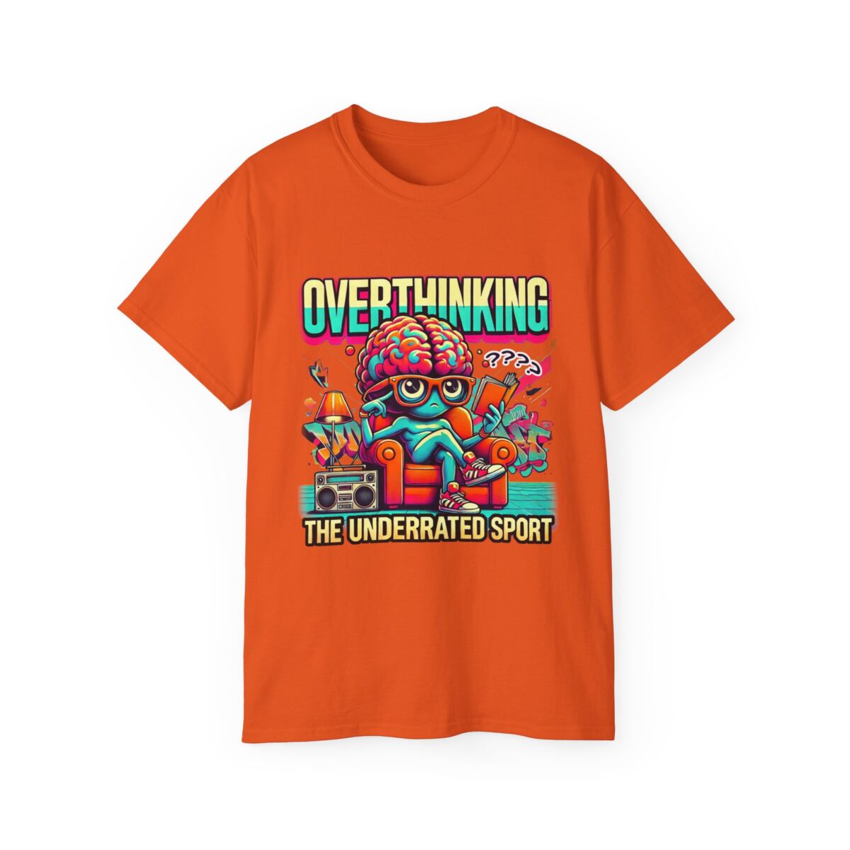 Women Overthinking Humor Tee, Casual Unisex Cotton Shirt for Creative Minds, Gift for Friends, Relaxed Style, Funny Graphic Tee - Image 17